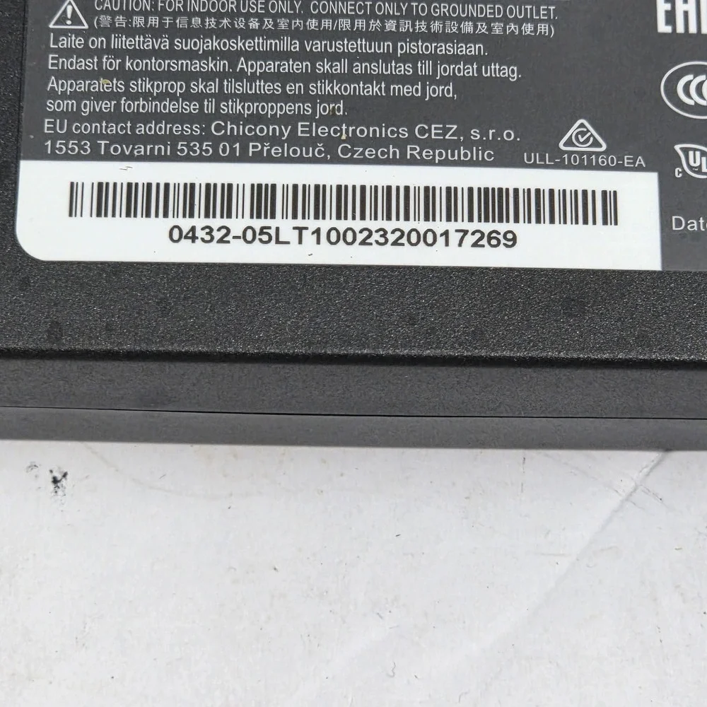 Chicony A17-120P2A AC Adapter Power Supply 20V 6A 120W Charger A120A057Q